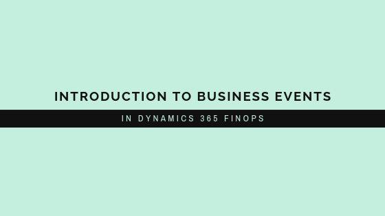 Introduction to Business Events 1