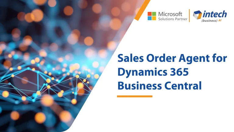 Sales Order Agent for Dynamics 365 Business Central
